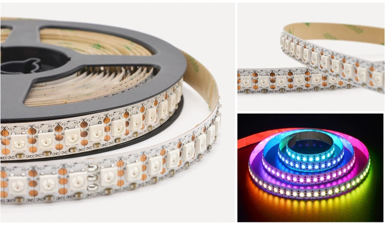 High Quality Digital Addressable DC5V IP20 Ws2812 RGB LED Pixel Matrix Panel Strip Light