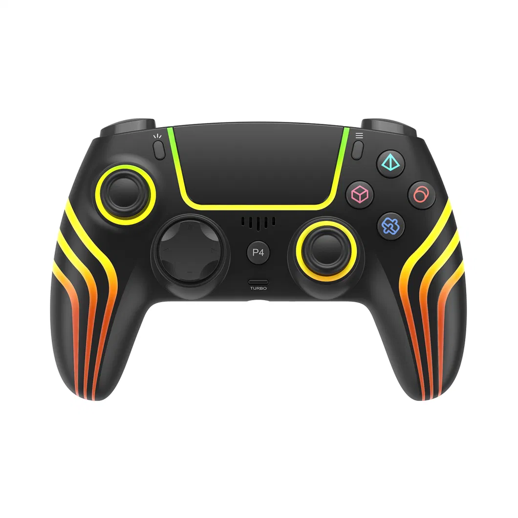 2023 New for PS4 Wireless Controller with RGB LED and 1000mAh Battery