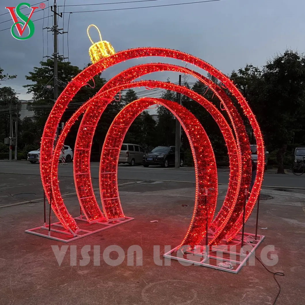 Sphere Lights LED 3D Giant Arch Ball Christmas Motif Lighting